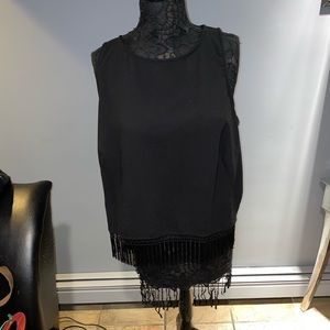 Jennifer Lopez Plus Size Fringe Top
